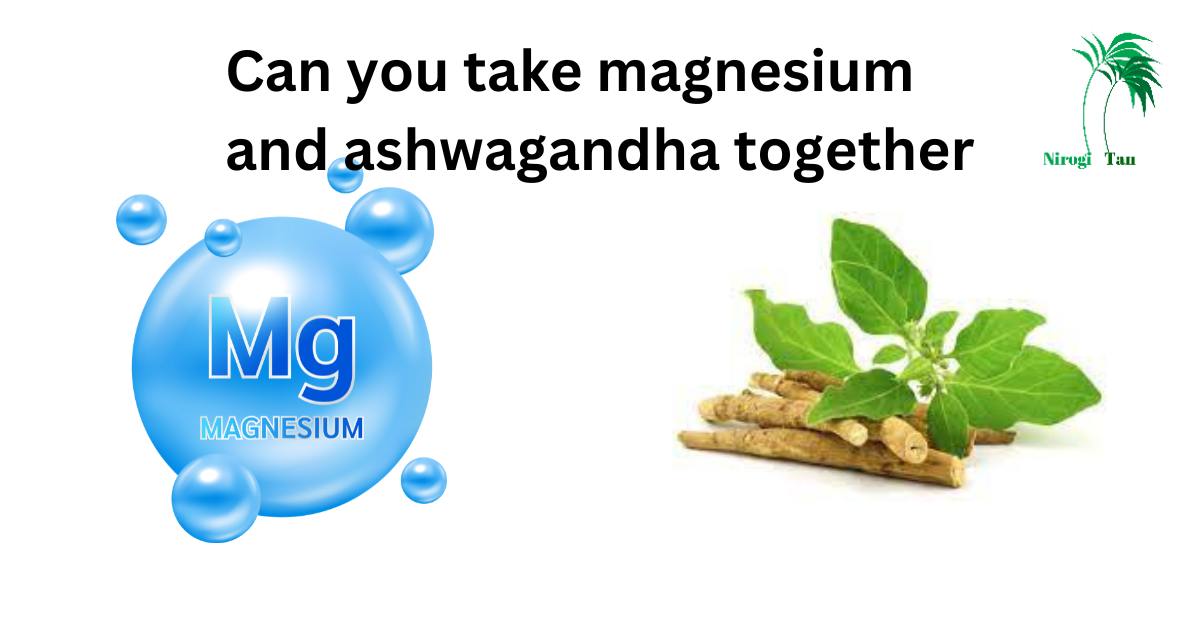 Can you take magnesium and ashwagandha together Nirogi Tan